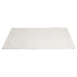 Discount Gifi Tapis de bain 100% coton blanc uni 70x50cm