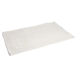 Discount Gifi Tapis de bain 100% coton blanc uni 70x50cm