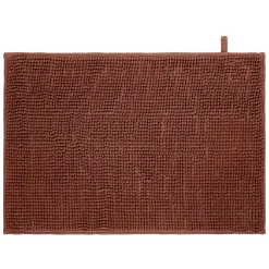 Outlet Gifi Tapis de bain antidérapant ultra-absorbant terracotta 45x65cm