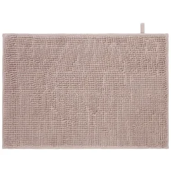 Outlet Gifi Tapis de bain chenille coloris rose 45x65cm