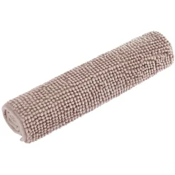 Outlet Gifi Tapis de bain chenille coloris rose 45x65cm