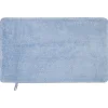 Outlet Gifi Tapis de bain mémoire de forme bleu 75x45cm
