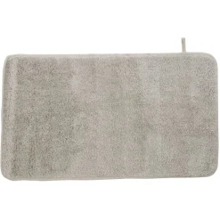 Discount Gifi Tapis de bain polyester coloris taupe
