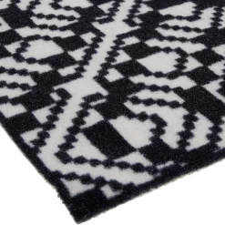 Nettoyage Et Entretien|Gifi Tapis de cuisine antidérapant absorbant imprimé tomette bleu 120x50cm