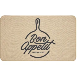 Nettoyage Et Entretien|Gifi Tapis de cuisine design Bon appétit 75x45 cm