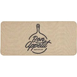 Nettoyage Et Entretien|Gifi Tapis de cuisine design Bon appétit 100x45 cm