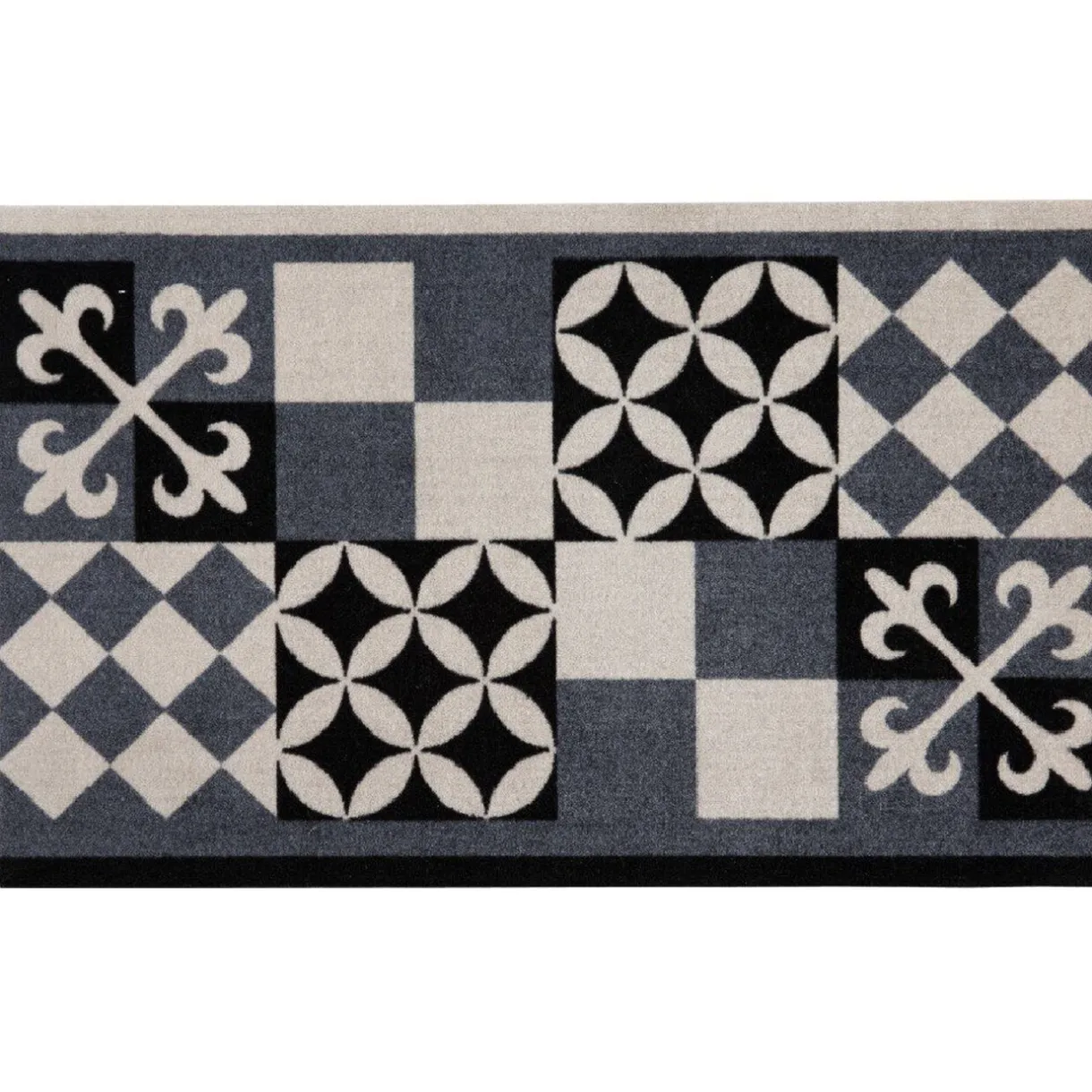 Nettoyage Et Entretien|Gifi Tapis de cuisine design géométrique