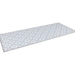 Nettoyage Et Entretien|Gifi Tapis de cuisine latex imprimé bleu 120x50 cm