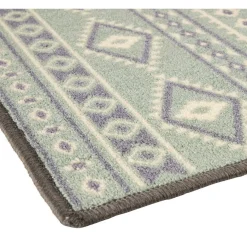 Nettoyage Et Entretien|Gifi Tapis de cuisine latex imprimé vert 80x50 cm