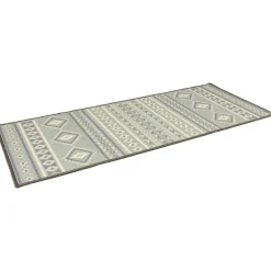 Nettoyage Et Entretien|Gifi Tapis de cuisine latex imprimé vert 120x50 cm