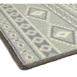 Nettoyage Et Entretien|Gifi Tapis de cuisine latex imprimé vert 120x50 cm