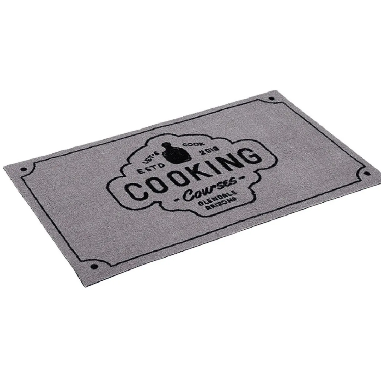 Nettoyage Et Entretien|Gifi Tapis de cuisine rectangulaire gris