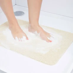 New Gifi Tapis de douche anti-dérapant 60x40cm beige
