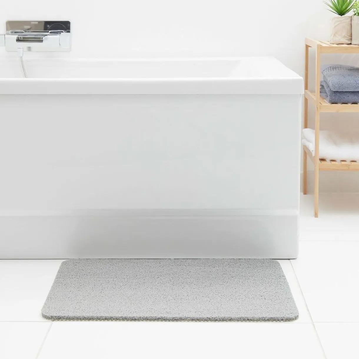 Clearance Gifi Tapis de douche anti-dérapant 60x40cm gris