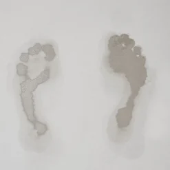 Clearance Gifi Tapis de salle de bain blanc magique