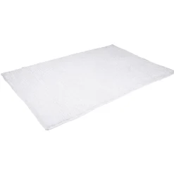 Clearance Gifi Tapis de salle de bain chenille blanc 90x60 cm
