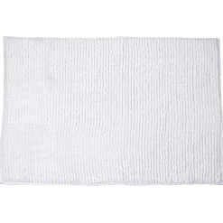 Clearance Gifi Tapis de salle de bain chenille blanc 90x60 cm