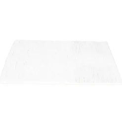 Hot Gifi Tapis de salle de bain chenille blanc 45x65cm