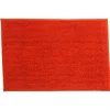 New Gifi Tapis de salle de bain chenille rouge