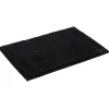 Best Gifi Tapis de salle de bain chenille noir petit modèle