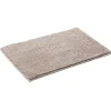 Discount Gifi Tapis de salle de bain chenille taupe 45x65cm