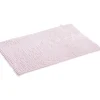 Outlet Gifi Tapis de salle de bain chenille rose grand modèle
