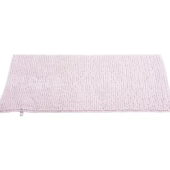 Outlet Gifi Tapis de salle de bain chenille rose grand modèle