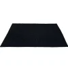 Clearance Gifi Tapis de salle de bain chenille noir 80x50cm