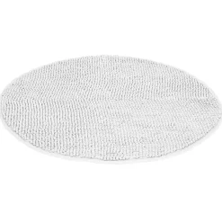 Sale Gifi Tapis de salle de bain chenille rond blanc Ø70 cm
