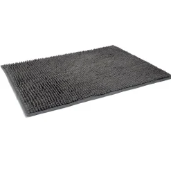 Online Gifi Tapis de salle de bain chenille gris 65x45 cm