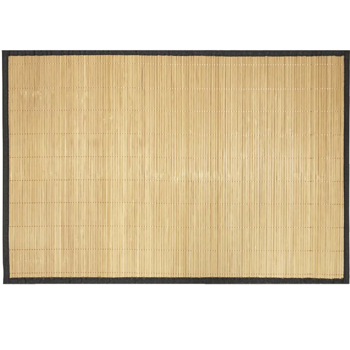 Gifi Tapis de salle de bain en bambou 50x75cm