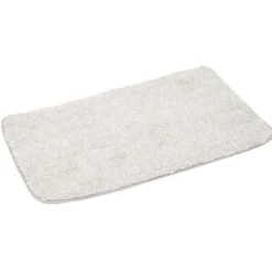 Hot Gifi Tapis de salle de bain gris en polyester