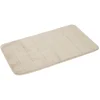 New Gifi Tapis de salle de bain taupe à mémoire de forme