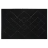 Nettoyage Et Entretien|Gifi Tapis d'extérieur noir design losanges 60x40 cm