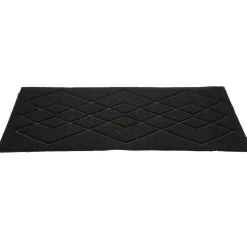 Nettoyage Et Entretien|Gifi Tapis d'extérieur noir design losanges 75x45 cm