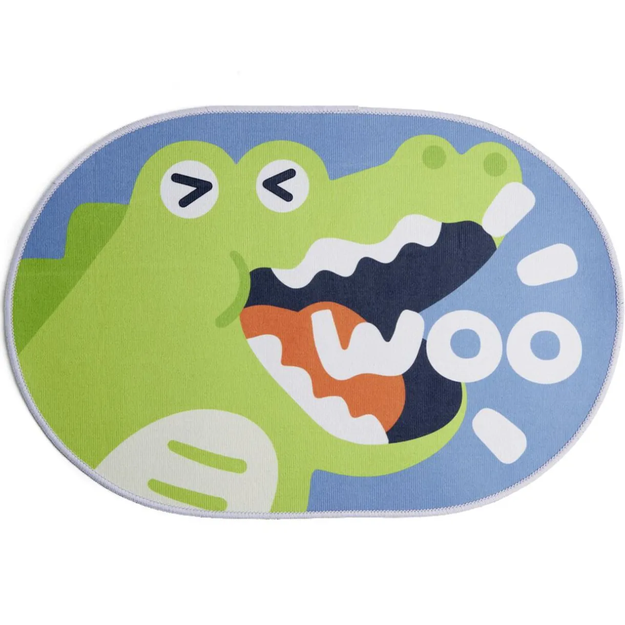 Hot Gifi Tapis enfant licorne ou crocodile polyester 40x60cm - 2 modèles