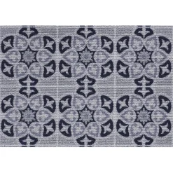 Nettoyage Et Entretien|Gifi Tapis extérieur antidérapant grattant carreau ciment bleu gris 75x45cm