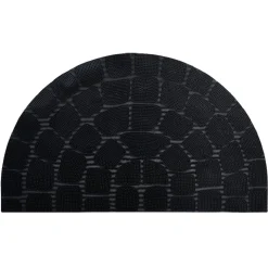 Nettoyage Et Entretien|Gifi Tapis extérieur forme demi lune noir 74x44 cm