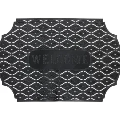 Nettoyage Et Entretien|Gifi Tapis extérieur Welcome antidérapant ajouré noir