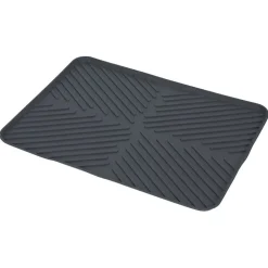 Tapis égouttoir en plastique rainuré gris - L.40xl.30cm^Gifi New