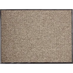 Nettoyage Et Entretien|Gifi Tapis intérieur antipoussière absorbant beige et noir 80x60cm