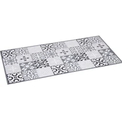 Nettoyage Et Entretien|Gifi Tapis intérieur extérieur vinyle décor carreau de ciment 99x49 cm