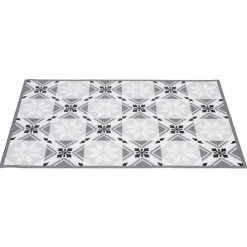 Nettoyage Et Entretien|Gifi Tapis intérieur extérieur vinyle décor carreau de ciment 70x49 cm