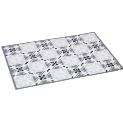 Nettoyage Et Entretien|Gifi Tapis intérieur extérieur vinyle décor carreau de ciment 70x49 cm