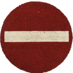 Nettoyage Et Entretien|Gifi Tapis paillasson rond panneau sens interdit