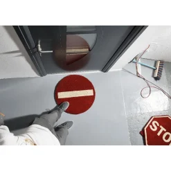 Nettoyage Et Entretien|Gifi Tapis paillasson rond panneau sens interdit