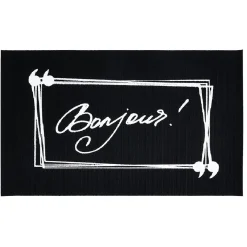 Nettoyage Et Entretien|Gifi Tapis phosphorescent anti-dérapant et absorbant L28 x 20 cm noir blanc