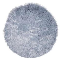 Outlet Gifi Tapis rond fausse fourrure Ø60cm