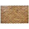 Best Gifi Tapis salle de bain 100% bambou marron 72x45cm