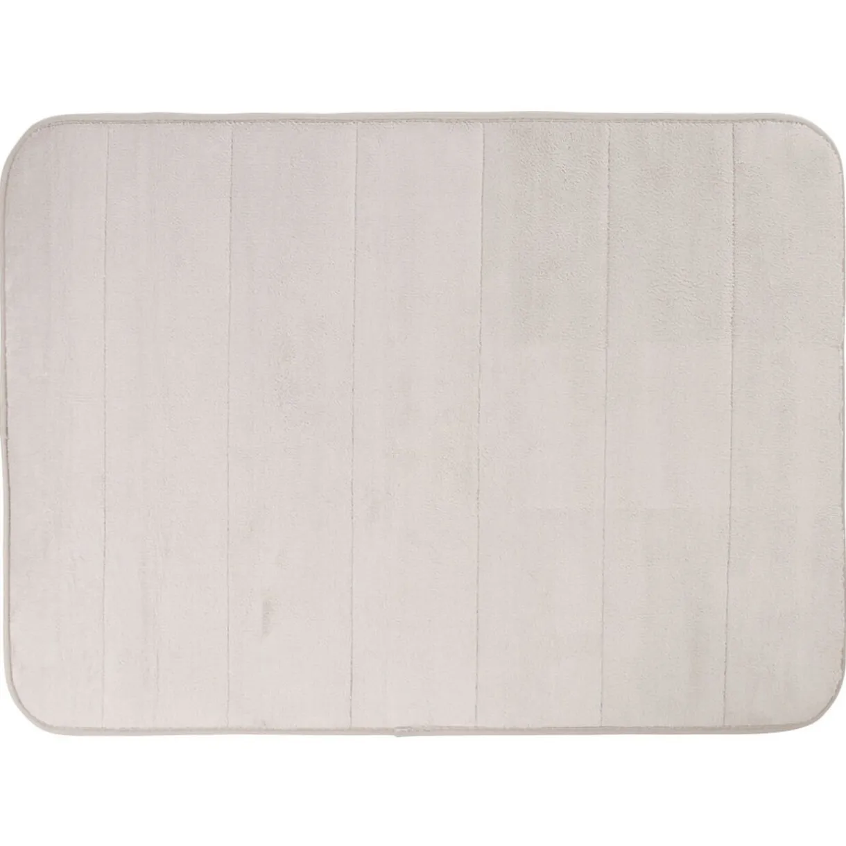 Hot Gifi Tapis salle de bain à mémoire de forme uni taupe